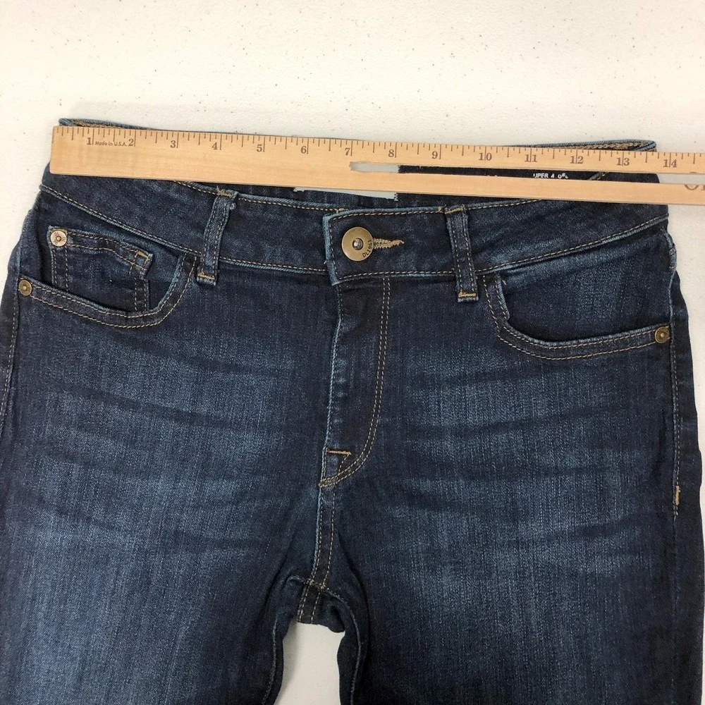 DL1961 Danny Jeans Womens 28 Dark Wash Super Model Mid Rise Skinny Stretch Denim